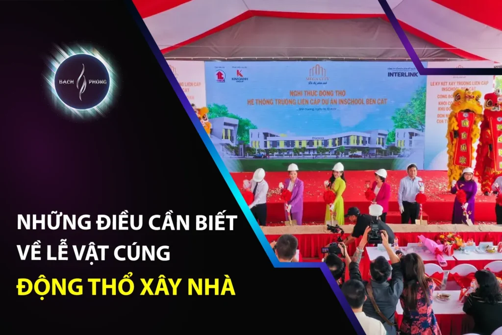 Những điều cần biết về lễ vật cúng động thổ xây nhà