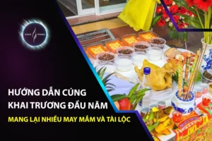 Hướng dẫn cúng khai trương đầu năm mang lại nhiều may mắn và tài lộc