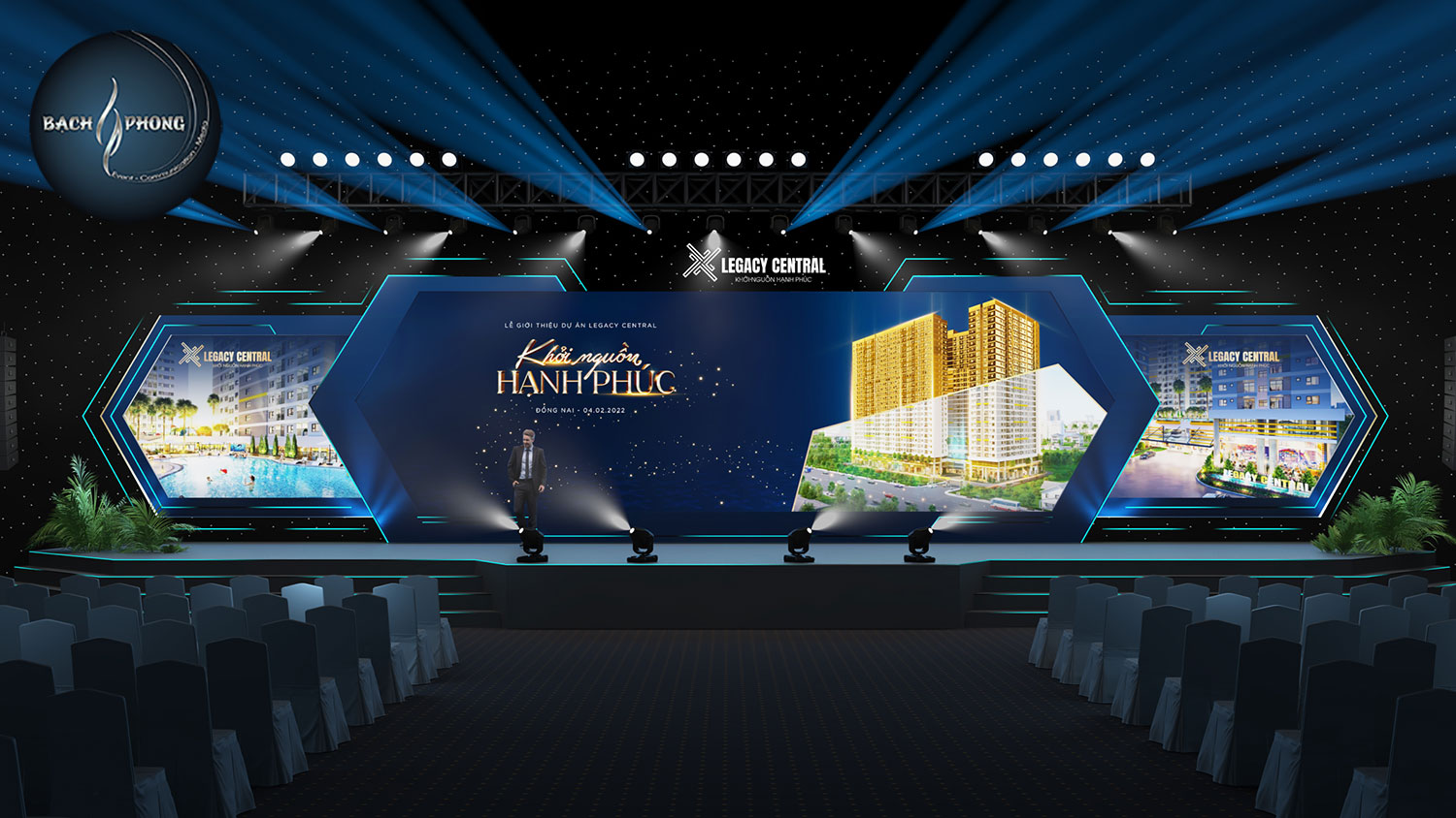 Bạch Phong Event - Đơn vị sự kiện thiết kế sân khấu 3D hàng đầu