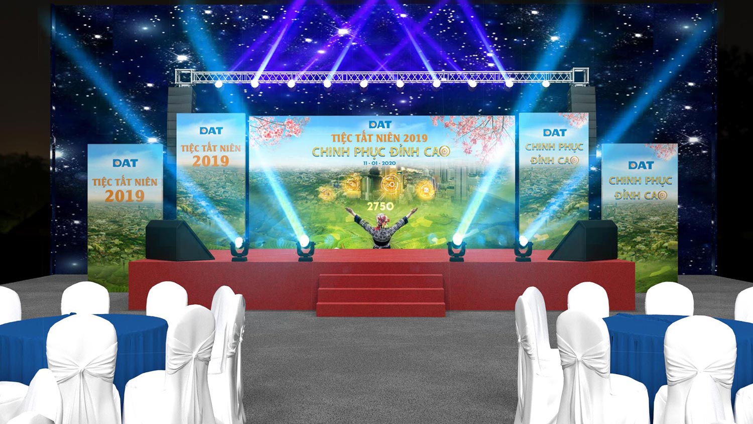 Lợi ích của mô hình sân khấu 3D trong tổ chức sự kiện