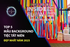 Top 5 mẫu background tiệc tất niên đẹp nhất năm 2025