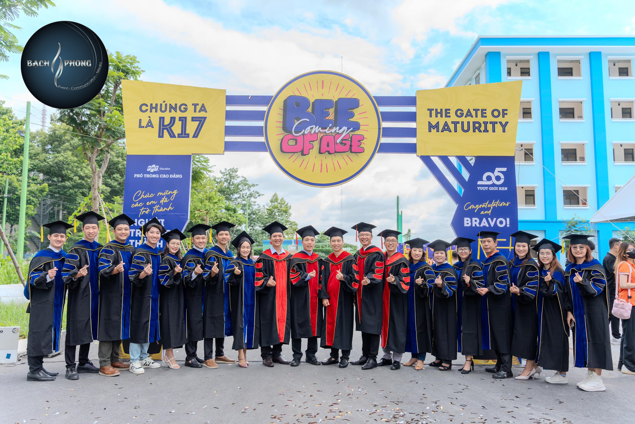 Sinh viên K17 FPT Polytechnic tại Lễ trưởng thành