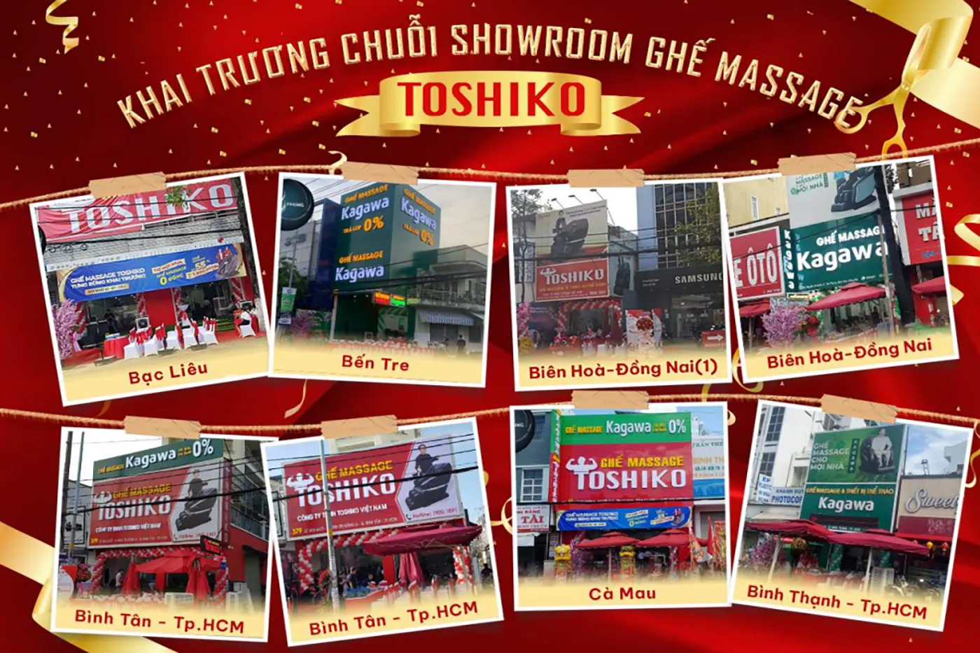 Chuỗi khai trương Toshiko Việt Nam