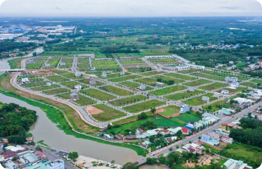 Hình ảnh công viên xanh trong khuôn viên Mega City