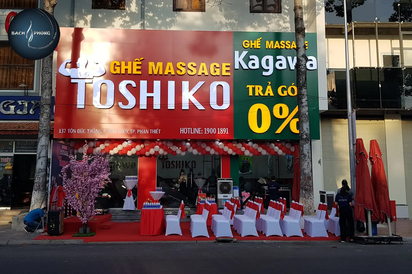 Sự hiện diện của Toshiko tại Đông Nam Bộ