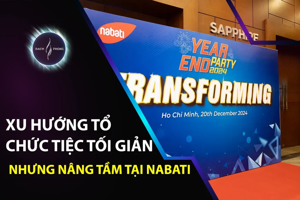 Xu hướng tổ chức tiệc tối giản nhưng nâng tầm tại Nabati